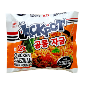 Kab's Jackpot 2X Chicken Schezwan Ramen Noodles 100 gm
